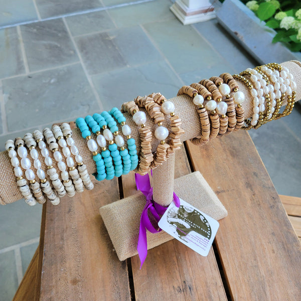 coastal collection stretch bracelets