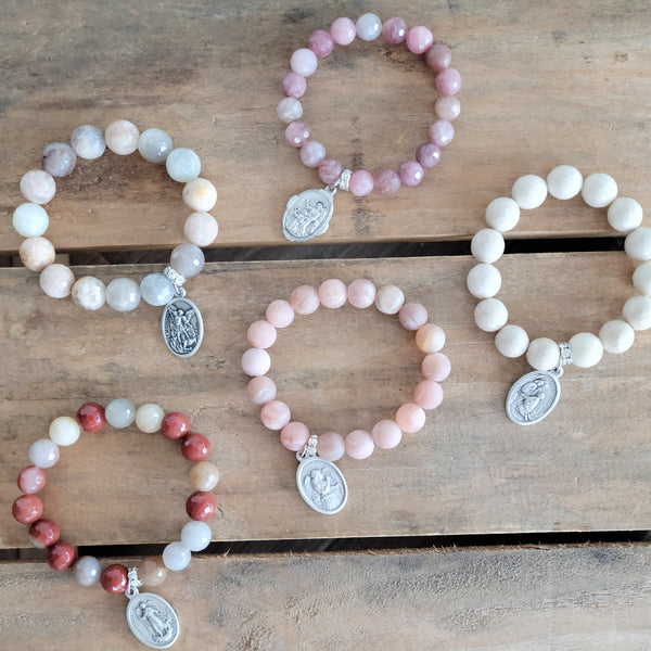 Protection Bead stretch Angel bracelets