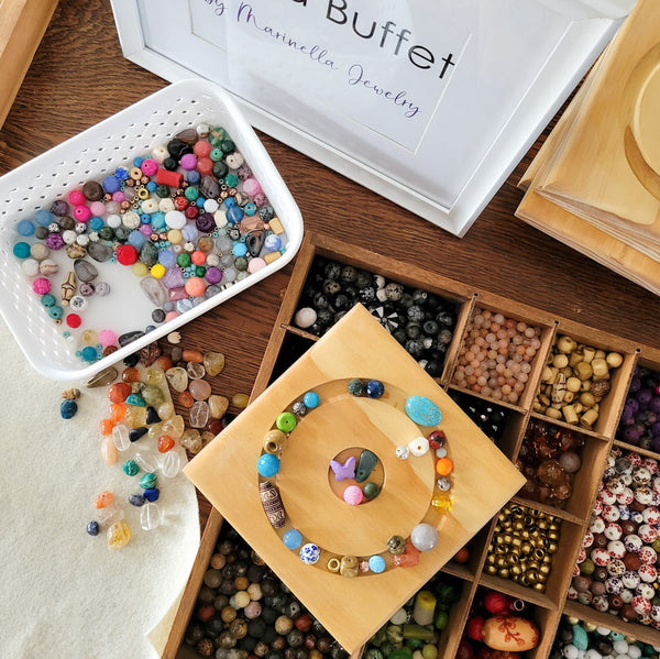 Bracelet Workshop Bead Buffet by Marinella Jewelry
