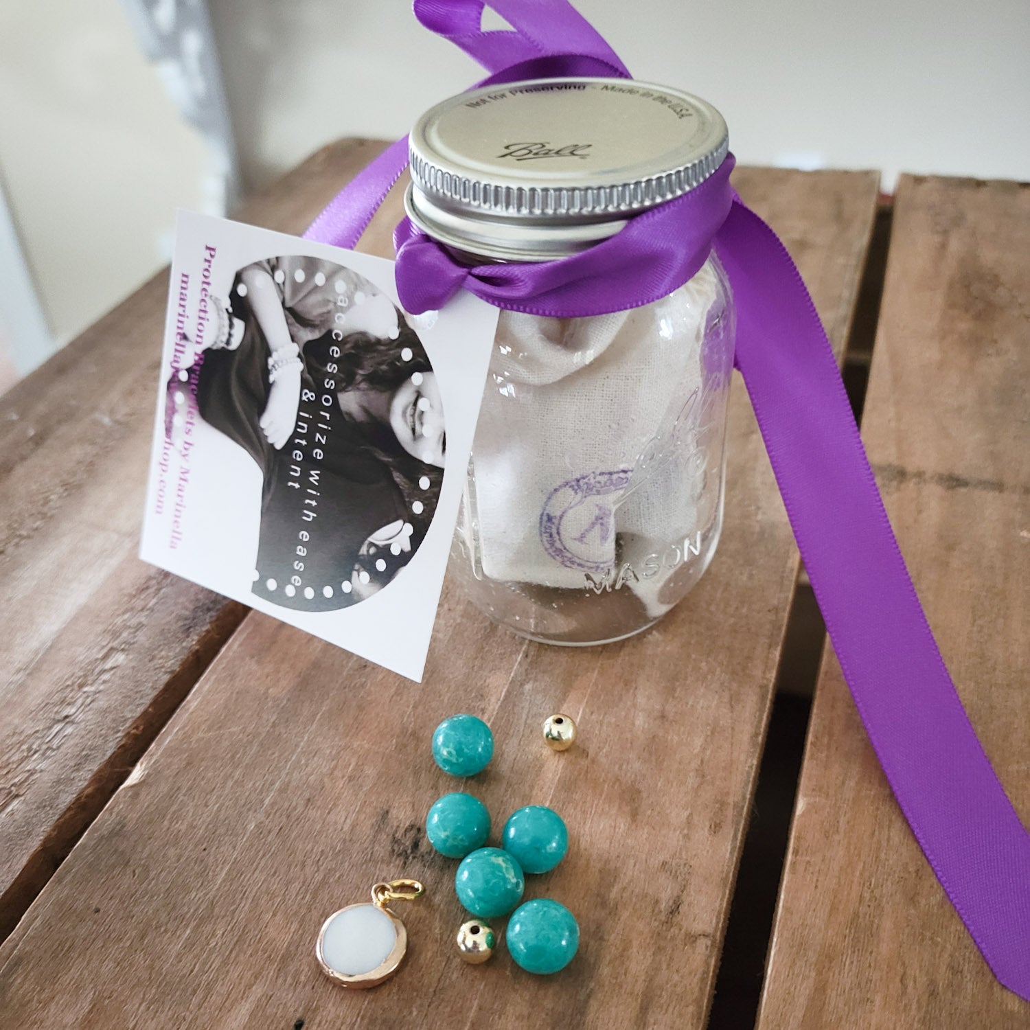 Build a Bracelet Workshop Prepped Components Jar