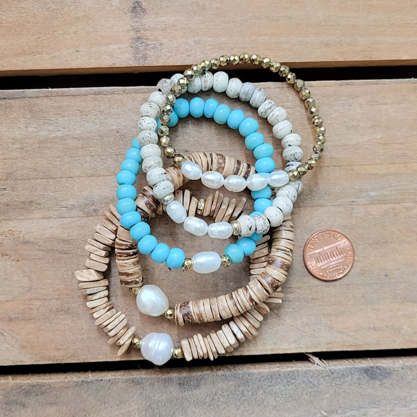 coastal collection stretch bracelets