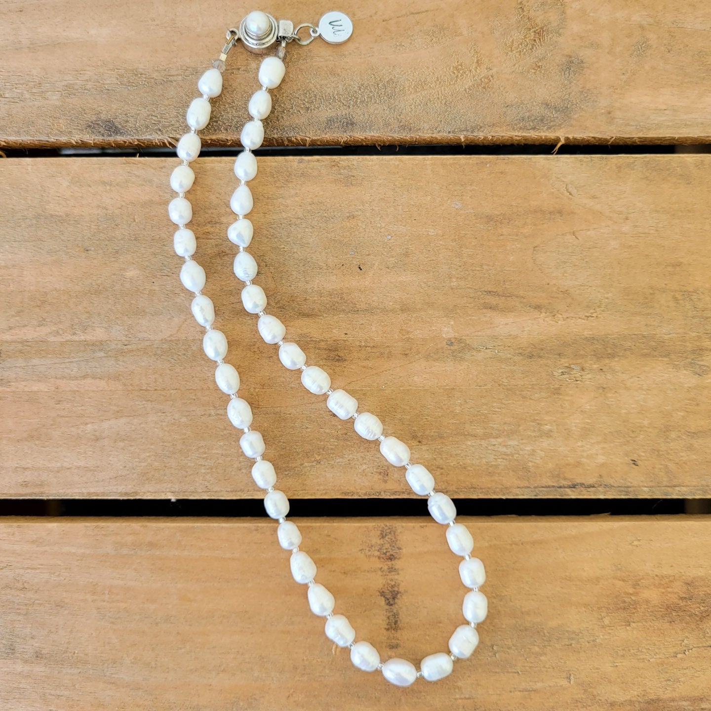 Mia - Freshwater Pearls Sterling Silver Pearl Clasp