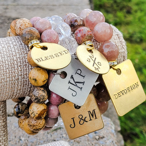 { Custom Keepsake Bracelets & Tags }
